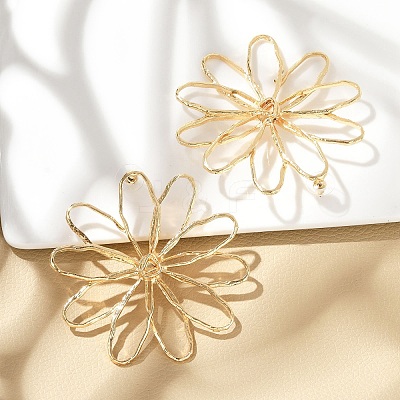 Alloy Stud Earrings LS-EJEW-D300-02G-02-1