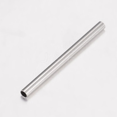 Tarnish Resistant 304 Stainless Steel Tube Beads STAS-G071-34P-1