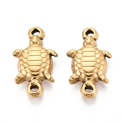 304 Stainless Steel Connector Charms STAS-T065-40G-1