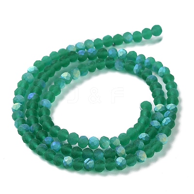 Transparent Glass Beads Strands EGLA-A034-T4mm-MB18-1