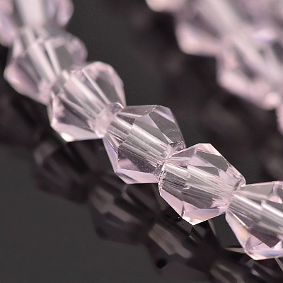 Bicone Glass Beads Strands LS-EGLA-P016-4mm-13-1