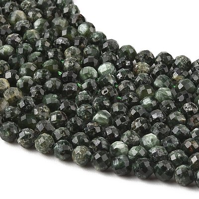 Natural Seraphinite Beads Strands G-K376-A02-5mm-1