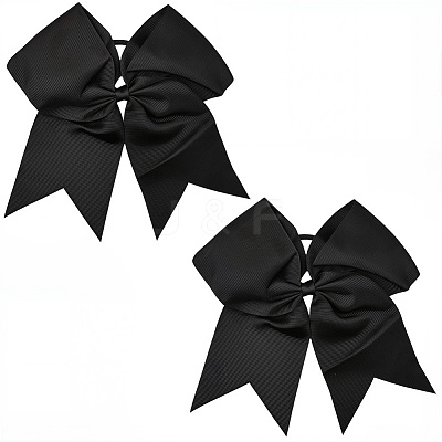2Pcs Rubber Hair Ties MRMJ-SC0001-49B-1
