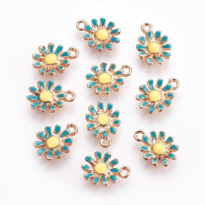 Alloy Enamel Pendants PALLOY-WH0052-04E-1