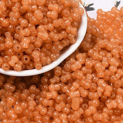 Transparent Colours Glass Seed Beads SEED-R001-01R-1