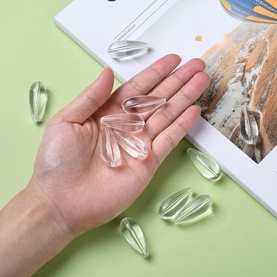 Transparent Acrylic Beads X-PL6315Y-1