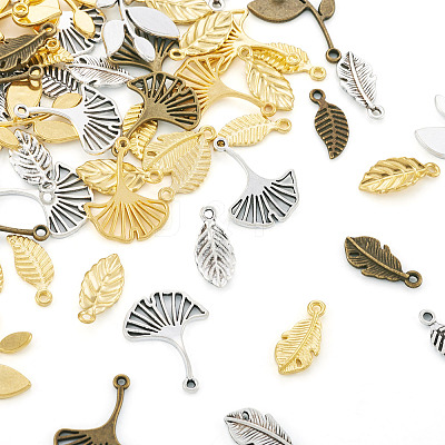 150Pcs 15 Style Zinc Alloy Pendants FIND-PJ0001-22-1