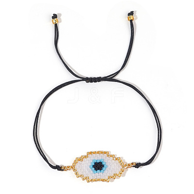 Adjustable Handmade Evil Eye Bracelet Turkish Blue Eye Gift Women. MS4523-1