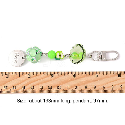 Handmade Polymer Clay & Acrylic & Resin & Glass Pendant Decorations KEYC-FS00037-01-1