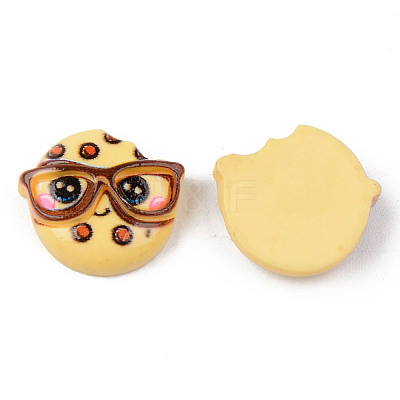 Opaque Resin Cabochons X-CRES-N024-31-1
