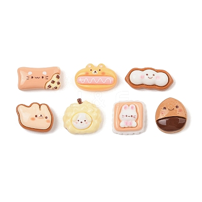 Opaque Cartoon Resin Cabochons CRES-R456-11A-1