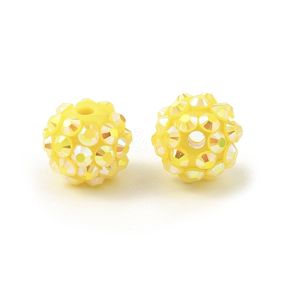 AB-Color Resin Rhinestone Beads RESI-S315-10x12-12-1