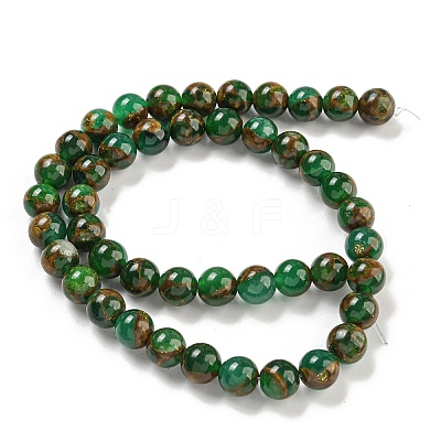 Synthetic Gold Clinquant Stone Beads Strands G-P549-A01-01D-1