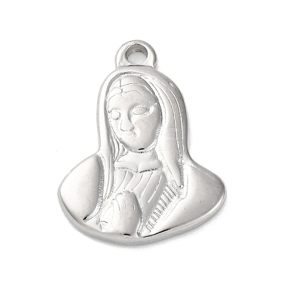 Anti-Tarnish 201 Stainless Steel Pendants STAS-Q015-01P-1