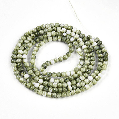 Baking Paint Glass Beads X1-DGLA-N003-4mm-C06-1