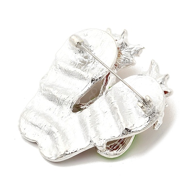 Christmas Flip Flops Enamel Pins JEWB-C049-02S-1