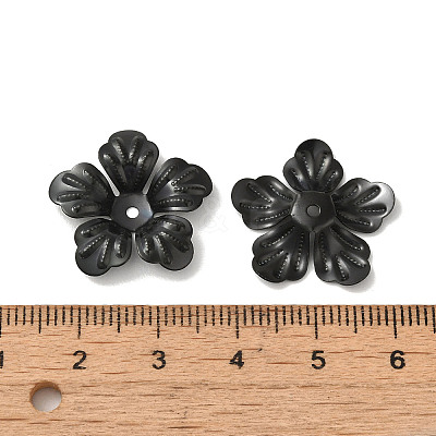 304 Stainless Steel Bead Caps X-STAS-P363-06EB-1