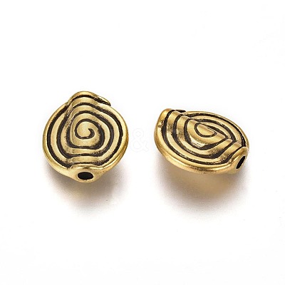 Tibetan Style Alloy Beads X-GLF0479Y-1