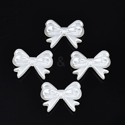 ABS Plastic Imitation Pearl Beads OACR-N008-131-1
