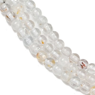 Natural White Topaz Beads Strands G-RM241221-C21-1