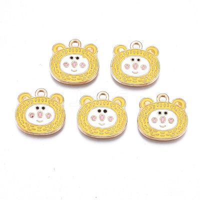 Alloy Enamel Pendants ENAM-N054-74E-1