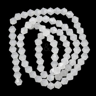 Imitation Jade Glass Beads Strands EGLA-A039-J4mm-D06-1