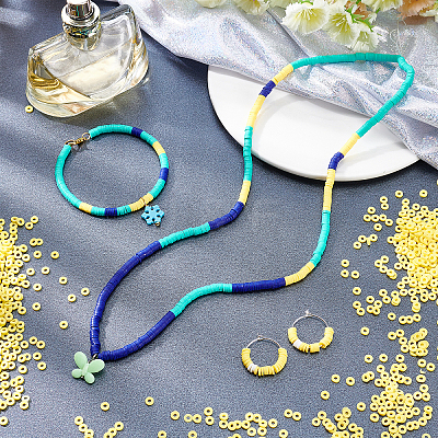 Handmade Polymer Clay Beads CLAY-AR0001-17B-1