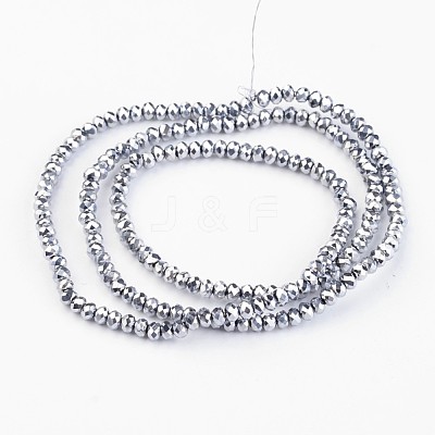 Electroplate Glass Bead Strands X-EGLA-G014-2mm-FP03-1