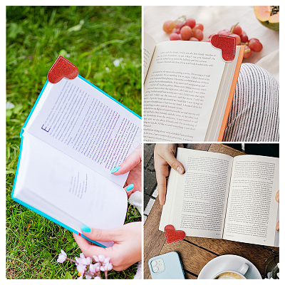 Glitter PU Lerther Bookmark AJEW-TAC0040-03A-1