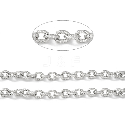 Tarnish Resistant 304 Stainless Steel Cable Chains STAS-P300-02P-1