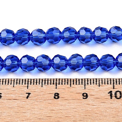 Transparent Glass Beads EGLA-A035-T10mm-D21-1