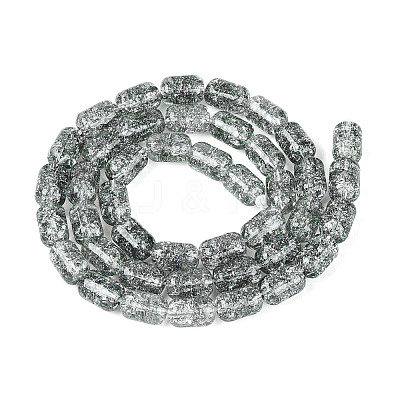 Transparent Crackle Glass Beads Strands GLAA-NH0001-04-A11-1