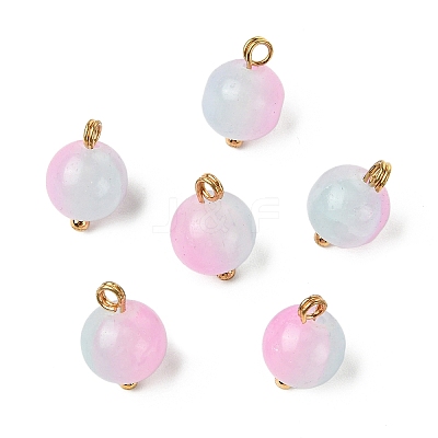 Alloy Glass Pendants GLAA-P080-04G-06-1