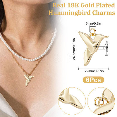 Brass Pendants KK-BBC0003-22-1