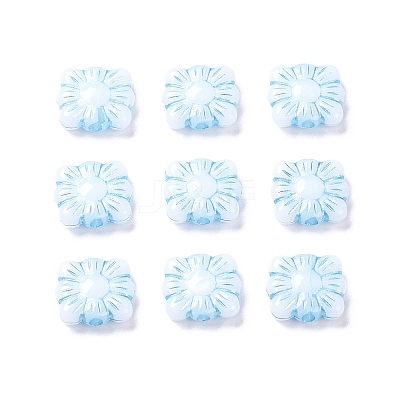 Opaque Acrylic Beads OACR-G016-26L-1