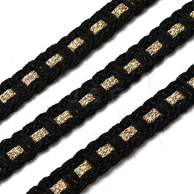 Polyester with Cotton Braided Lace Ribbon OCOR-Z007-05A-1