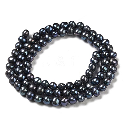 Natural Cultured Freshwater Pearl Beads Strands PEAR-E017-34-1
