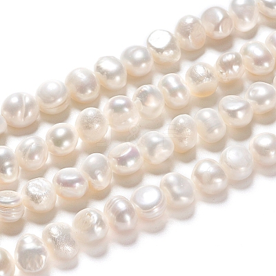 Natural Cultured Freshwater Pearl Beads Strands PEAR-I004-08A-1