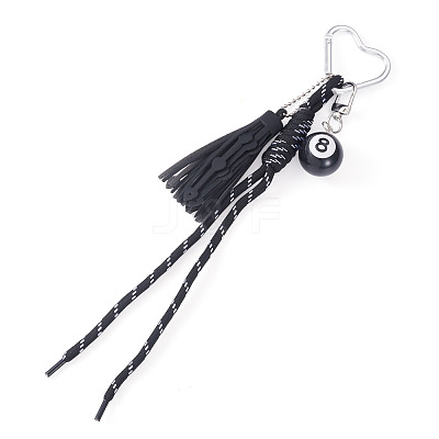 1Pc Cotton Braided Pendant Decorations AJEW-TA0002-56B-1