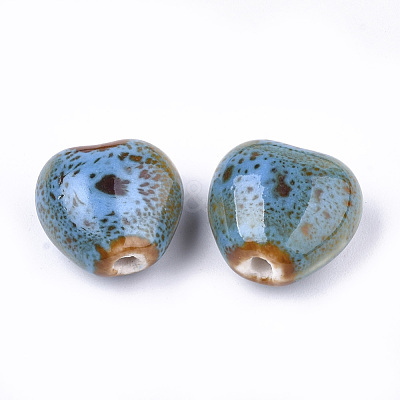 Handmade Porcelain Beads PORC-S498-15A-14-1