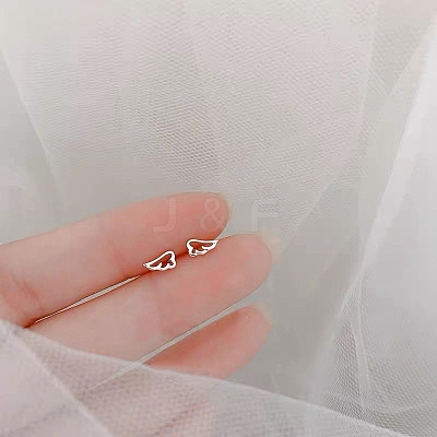 2 Pairs Alloy Stud Earrings for Women EJEW-FS0001-27L-1