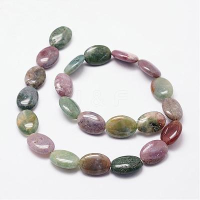 Natural Indian Agate Beads Strands G-N0173-02-13x18mm-1