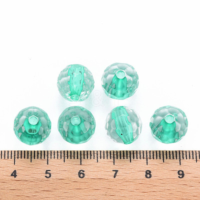 Transparent Acrylic Beads TACR-S154-10A-68-1