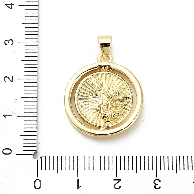 Brass Pendants KK-D011-01B-G-1