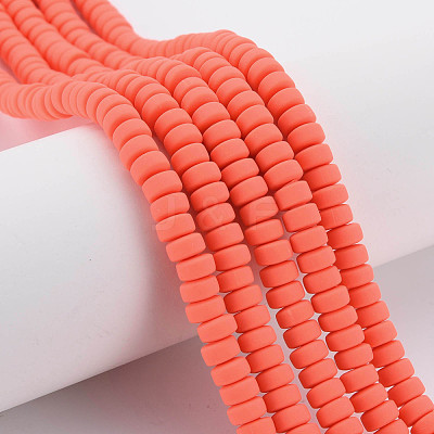 Handmade Polymer Clay Beads Strands CLAY-N008-008-37-1