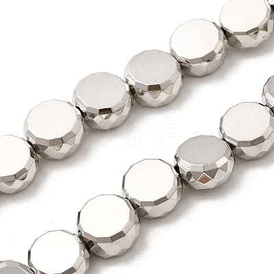 Electroplate Glass Beads Strands EGLA-F166-04C-P-1