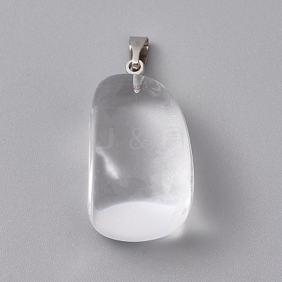 Natural Quartz Crystal Pendants G-k302-B24-1