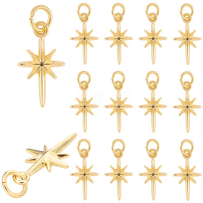 20Pcs Brass Pendants KK-SC0006-72G-1
