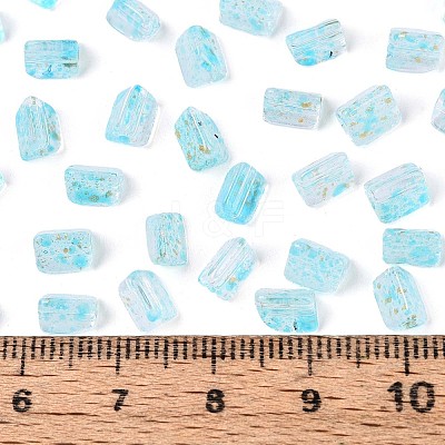 Transparent Spray Painted Glass Seed Beads SEED-L011-10A-16-1