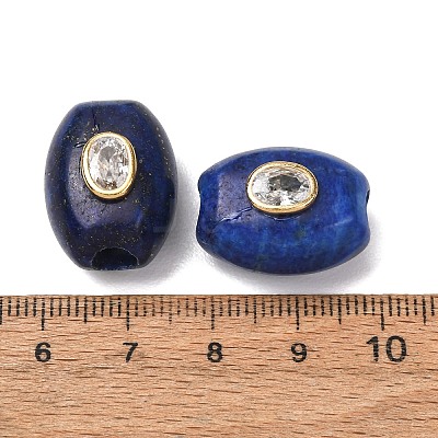 Dyed Natural Lapis Lazuli European Beads GG-CBA9389-01G-1